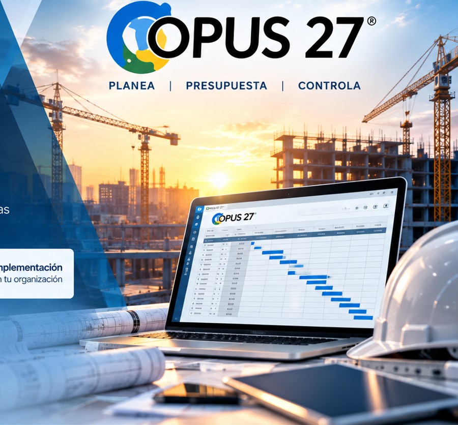OPUS 27 para ingeniería de costos y control de obra